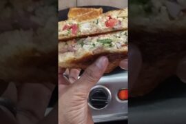 Healthy Cheesy Paneer Sandwich -Ready in Just 5 Mins!# recipe #food # shorts # healthy breakfast