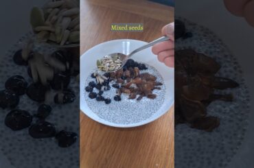 Healthy Breakfast Chia Pudding #recipe #weightloss #foodie #chiapudding
