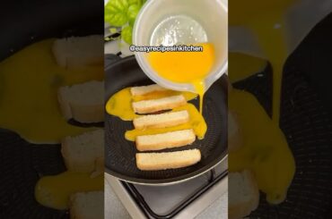 Quick Cheese Toast in 5 Minutes! #asmr #easyrecipe #ytshorts