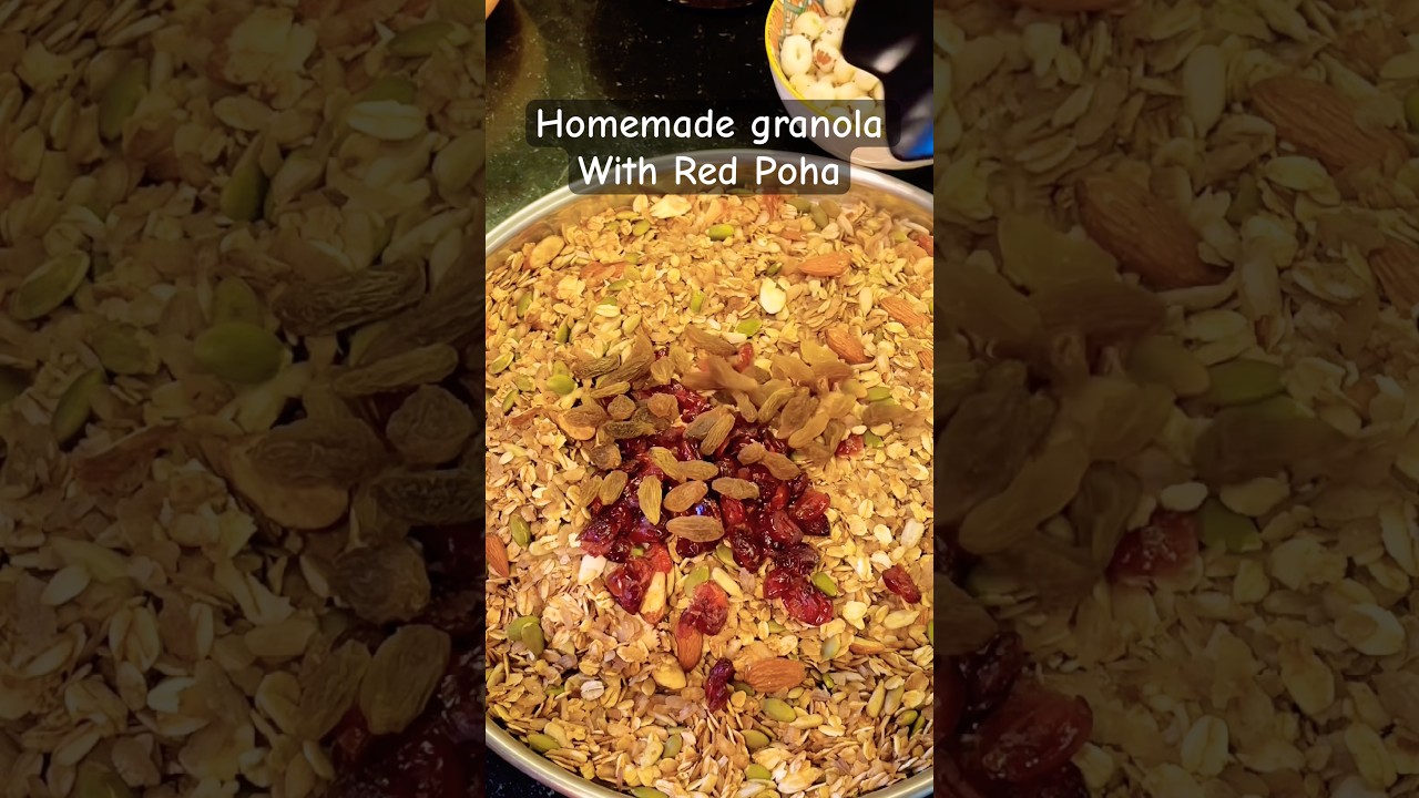 Homemade Granola | Healthy Breakfast | Indian Breakfast Recipe | Makhana Recipes | Weight Loss Homemade Granola | Healthy Breakfast | Indian Breakfast Recipe | Makhana Recipes | Weight Loss