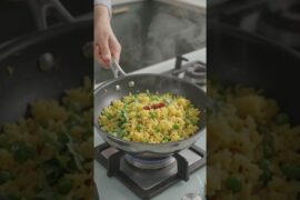 Zero Oil Poha Recipe | Healthy Breakfast | Weight Loss Poha | No Oil Breakfast in 10 Minutes #Poha