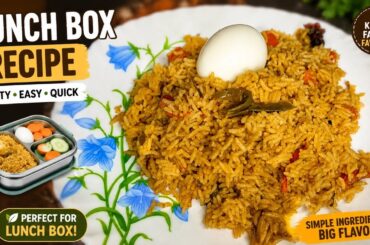 Easy Lunch Box Recipe | Quick & Tasty Lunch Box Ideas | Healthy Lunch Box Recipe