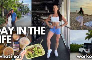 WEEKEND RESET: upper body workout, healthy meals & beach days!!
