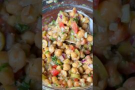 Chana chaat #chana #chanachaat #chickpeas #salad #healthy #trending #viral #shorts #foryou