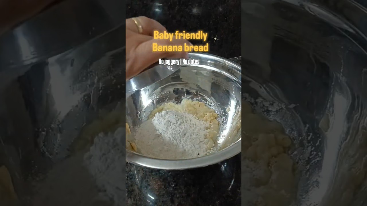 Healthy Eggless Banana Bread for Toddlers No Sugar | No Jaggery | Whole Wheat Recipe#shorts Healthy Eggless Banana Bread for Toddlers No Sugar | No Jaggery | Whole Wheat Recipe#shorts