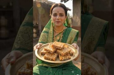 Traditional Maharashtrian Peanut Chikki Recipe | Quick & Crispy Winter Special