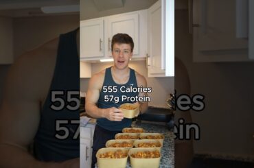Cheesy Beef Pasta Skillet High Protein Meal Prep Recipe #shorts