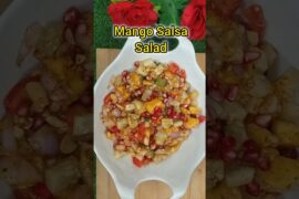 Mango Salsa Salad Recipe #mango #salad #shortsfeed #shorts #viral #recipe #viralvideo