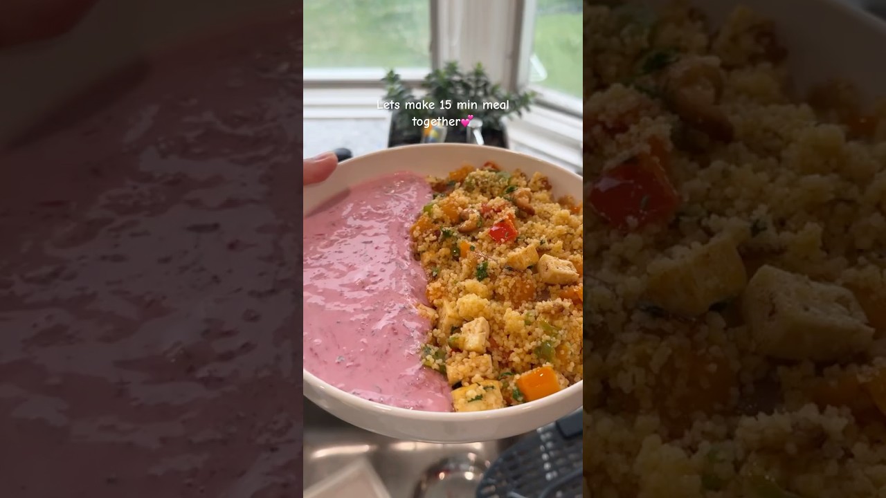 Try this couscous healthy & delicious recipe with beetroot & cucumber Raita details in description Try this couscous healthy & delicious recipe with beetroot & cucumber Raita details in description