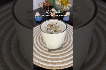 Healthy Dryfruits Smoothie Recipe #recipe #foodchallenge #drink #weightloss #smoothie