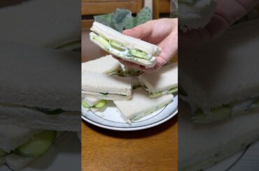 Healthy and Refreshing Cucumber Sandwich #easysnackrecipe #sandwichrecipe