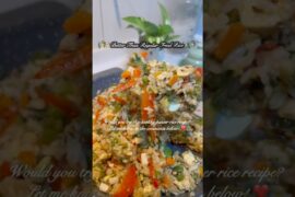 Healthy Lunch in 15 Minutes #shortsfeed #trending #recipe #recipeshorts #friedrice #cooking #shorts