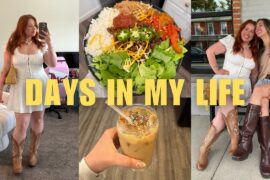 days in my life VLOG: moving updates, birthday cake latte recipe, healthy dinners + meal planning