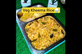 Healthy lunch box Recipe Veg kheema Rice/ easy & tasty lunch box recipe #lunchboxrecipe