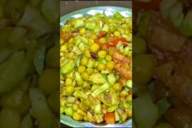 Street Style Masala Matar Chaat | Easy Evening Snack Recipe | #Shorts #Chaat #StreetFood #Snacks