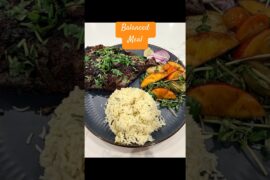 Healthy & Balanced Dinner Idea! #shorts #usateluguvlogs #minivlog