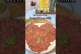 High Protein Beetroot Paneer Chilla | Healthy WeightLoss Breakfast | Easy Protein-Rich Veg Recipe