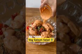 36g PROTEIN Salad Bowl | Subscribe for more #healthy recipes #weightloss #highprotein