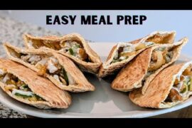 Healthy High Protein Chicken Pita | Quick Meal Prep Recipe