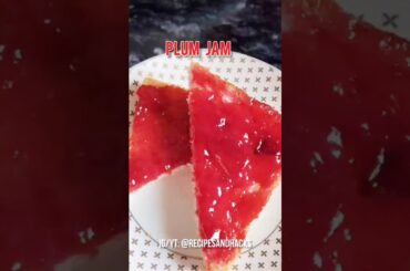 Plum Jam #plumjam #plum #sugar #cinnamon #recipe #healthy #tasty #bread #gharkakhana #cooking #food