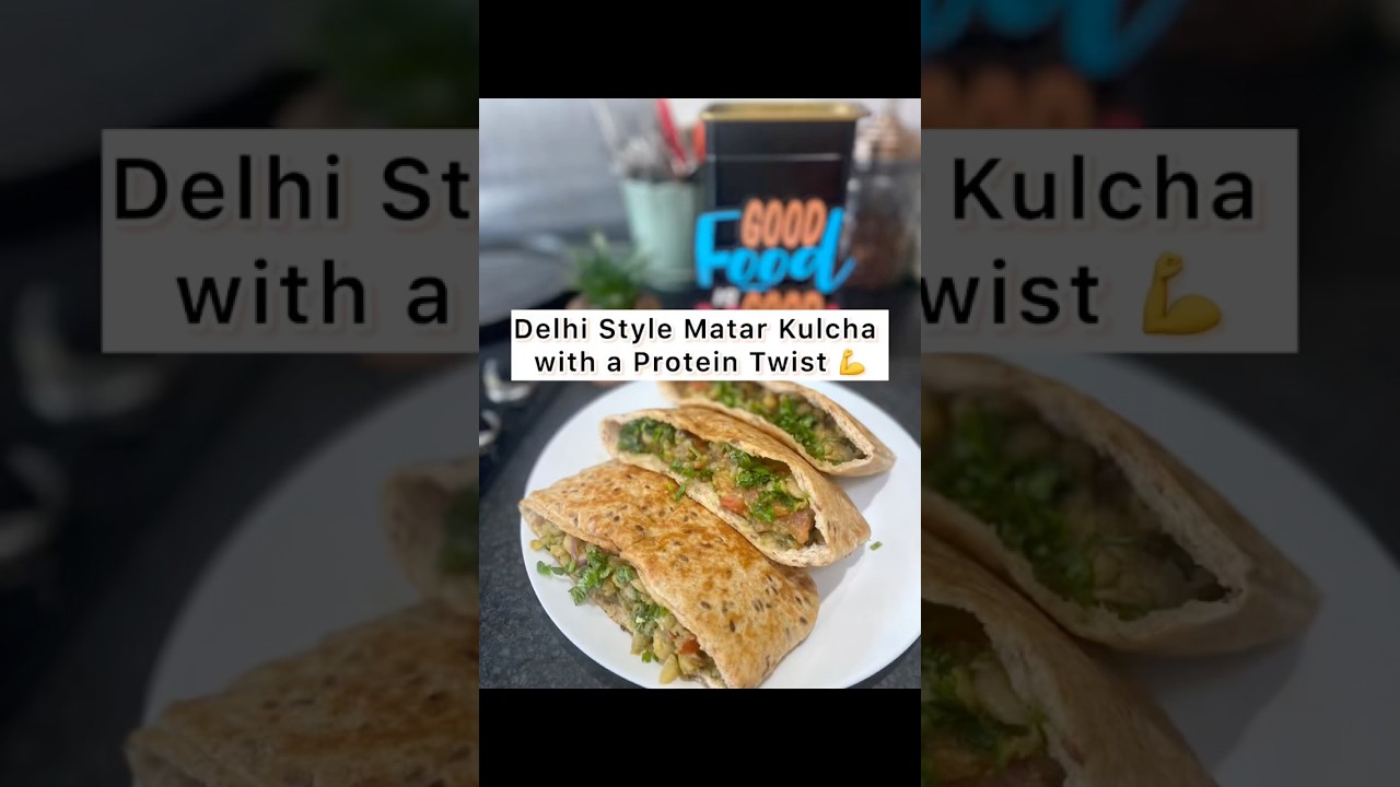 Street Style Matar Kulcha with a Protein Twist | Made it HIGH PROTEIN with pita bread #shortsviral Street Style Matar Kulcha with a Protein Twist | Made it HIGH PROTEIN with pita bread #shortsviral