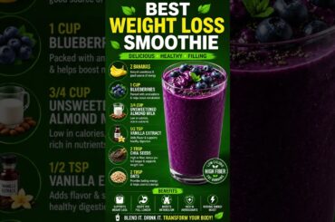 The secret smoothie that keeps you full for hours #shorts #weightloss #smoothie