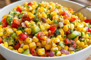 AMERICAN CORN SALAD, Healthy Tasty American Corn Salad | Summer special Sweet Corn Salad