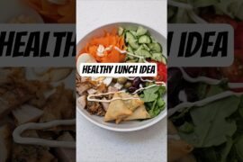 Make healthy lunch idea. #healthyLunch #easynutrition #healthyeating #saladmeal