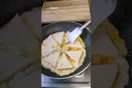 5 minute easy breakfast recipes #shorts #youtubeshorts #shortsvideo