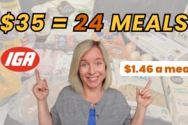 I Ate for $3 a Day in Australia | $35 Budget Challenge (IGA)