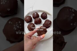 COTTAGE CHEESE BROWNIE BALLS | easy, healthy & high protein dessert recipe #healthyrecipes #dessert