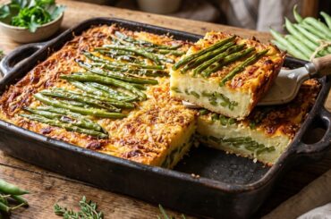 Green Beans Bake I Cook It Every Week! Healthy Dinner Recipe