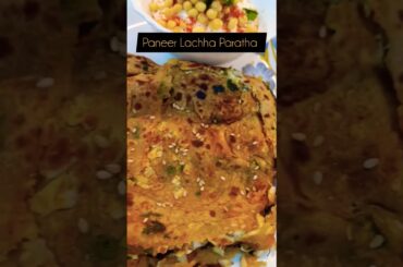 Healthy Paneer Lachha Wheat Paratha | Crispy Layered Paneer Paratha #shorts #viral #trending #food