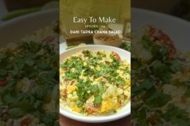 Dahi Tadka Chana Salad | Creamy, Protein-Packed Salad | Easy Healthy Recipe | #shorts
