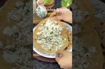 Paneer Paratha - Healthy Indian Breakfast #shorts #shortsfeed #trendingrecipes #paneer