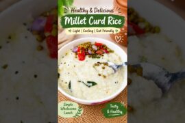 Healthy Millet curd Rice with green gram #shorts  #milletrecipes #healthy