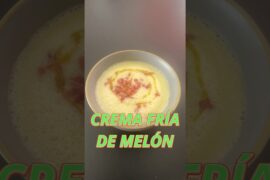CREMA FRIA DE MELON  #healthyrecipes #verano  #healthyfood #foodie #fitfood #reelsinstagram #recetas
