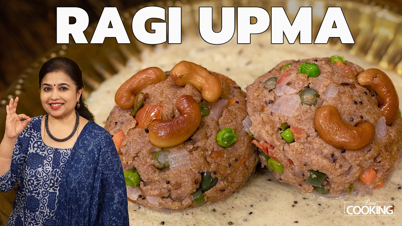 Ragi Upma | High Protein Millet Breakfast | Weight Loss Healthy Upma | Diabetic Friendly Ragi Upma | High Protein Millet Breakfast | Weight Loss Healthy Upma | Diabetic Friendly