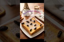 No Sugar Healthy milk Toast Recipe | Sandwich recipe| Healthy Breakfast idea #shorts #recipe