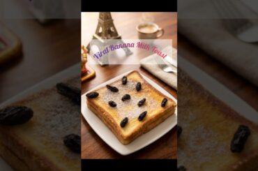 No Sugar Healthy milk Toast Recipe | Sandwich recipe| Healthy Breakfast idea #shorts #recipe