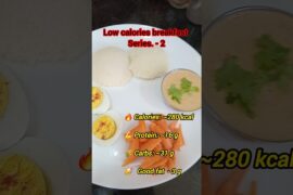 Low calorie weight loss breakfast |Healthy weight loss breakfast#shorts #ytshorts #diet