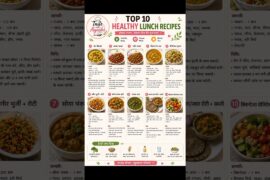Top 10 Healthy Lunch Recipes | Easy Indian Lunch Ideas | Healthy & Tasty Lunch Recipes#homemadefood