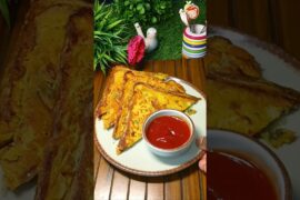 Bread Chilla Healthy recipe #eveningsnacks #kidsrecipe#recipe #food #breadrecipe