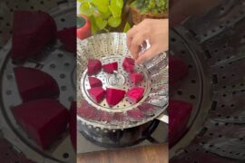 Homemade Beetroot chips ~ healthy & tasty #easynutrition #recipe #cooking #easyrecipe #chips #snacks