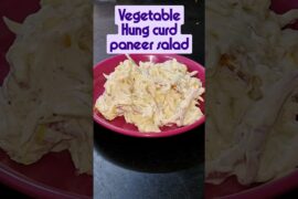 Healthy Hung Curd Salad/high protein breakfast #shorts #HealthySalad #WeightLossRecipe #NoMayo #easy