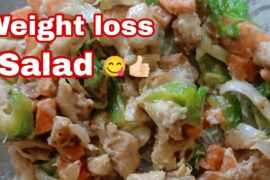 Healthy Chicken Salad Recipe for  Weight Loss || Healthy malayalam