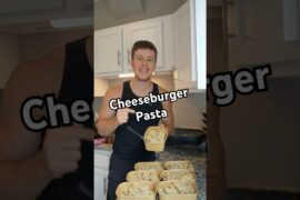 Cheeseburger Pasta High Protein Meal Prep Recipe #shorts