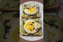Healthy Avacado Bread Toast | #recipe #youtubeshorts