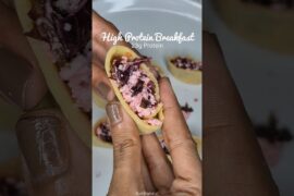23g Protein Moong Dal Chilla | Healthy High Protein Breakfast Recipe #shorts #healthybreakfast #food