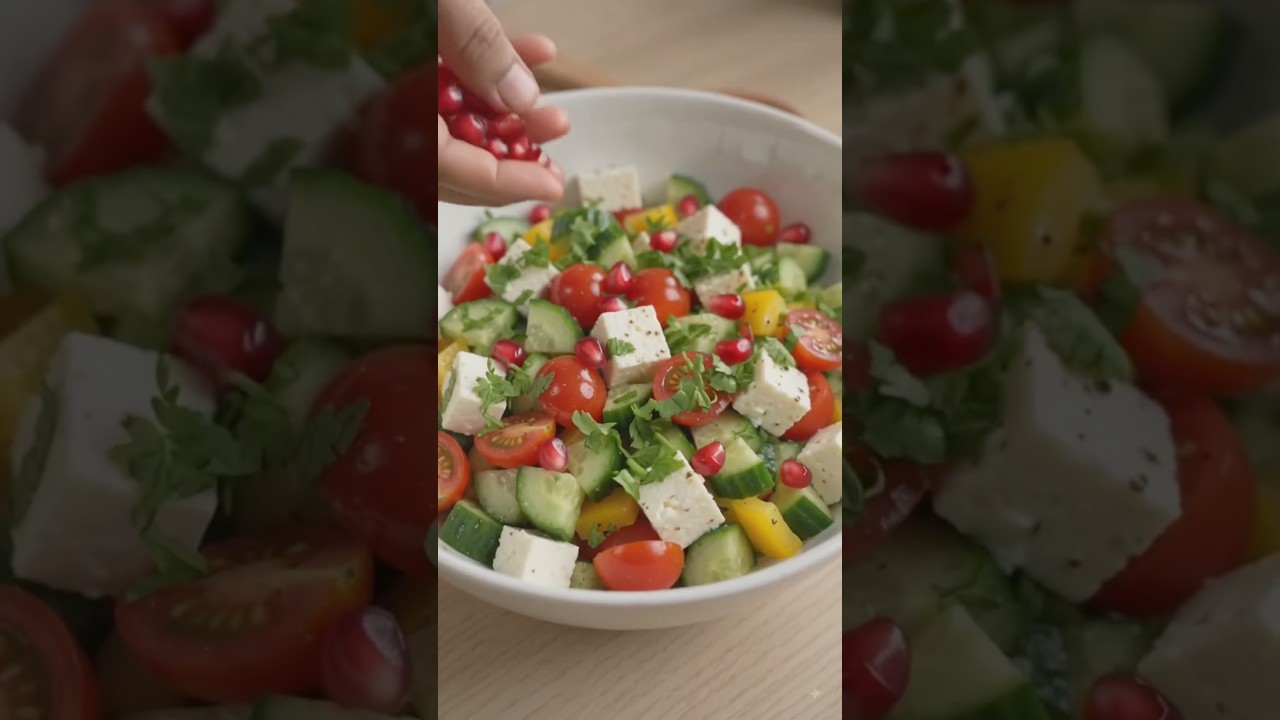 Paneer Mix Salad | Healthy Recipe High Protein Weight Loss Salad | 5 Min Healthy Snack Paneer Mix Salad | Healthy Recipe High Protein Weight Loss Salad | 5 Min Healthy Snack
